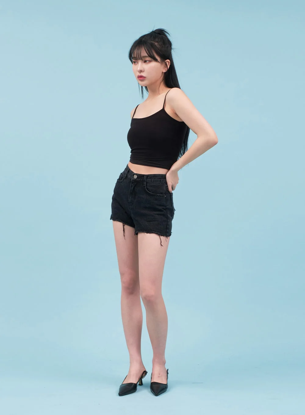 Basic Cropped Cami Top CA07 - Image 12