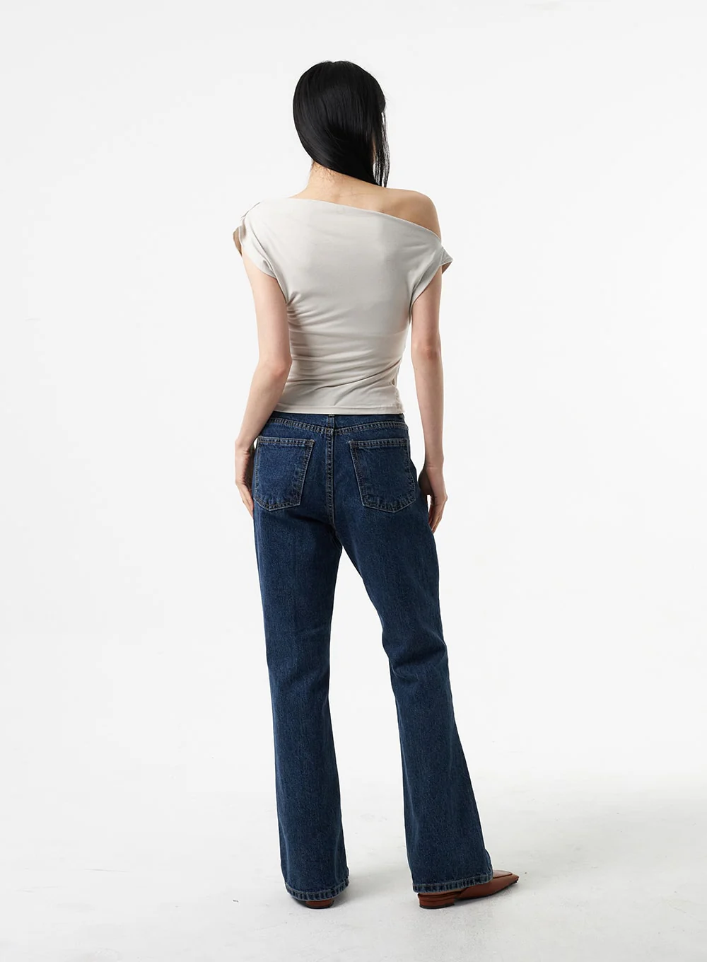 Cowl Neck Off-Shoulder Tee IA325 - Image 10
