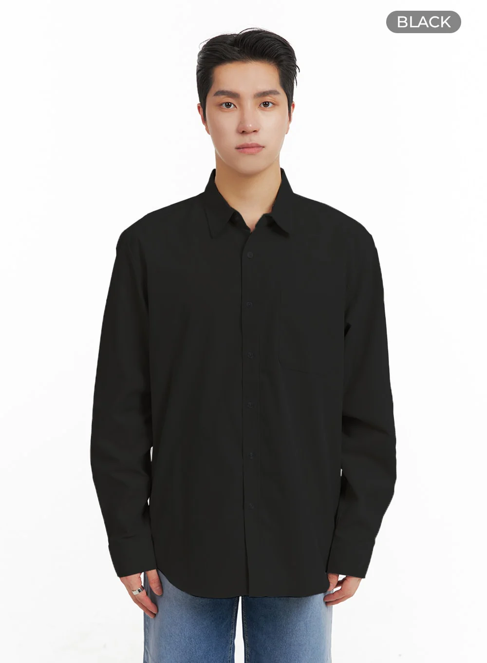 Men's Classic White Shirt IA401 - Image 9