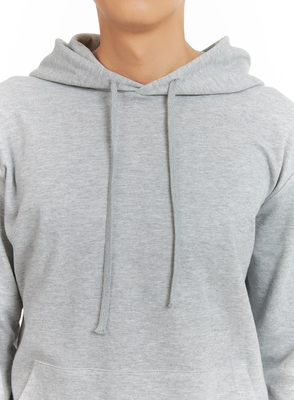 Men's Cozy Solid Cotton Hoodie IA401 - Image 3