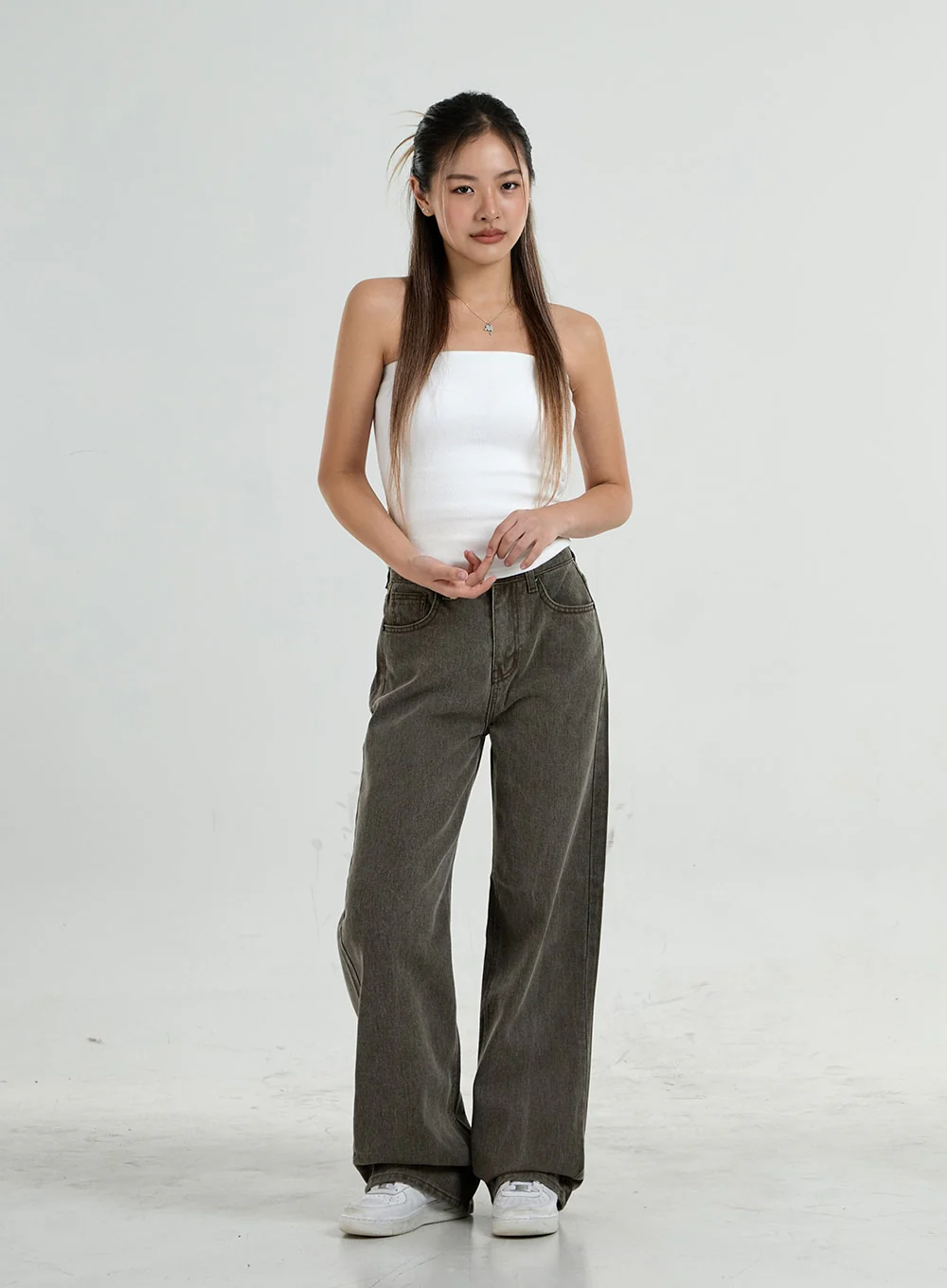 Off-Shoulder Semi Crop Top CO28 - Image 11