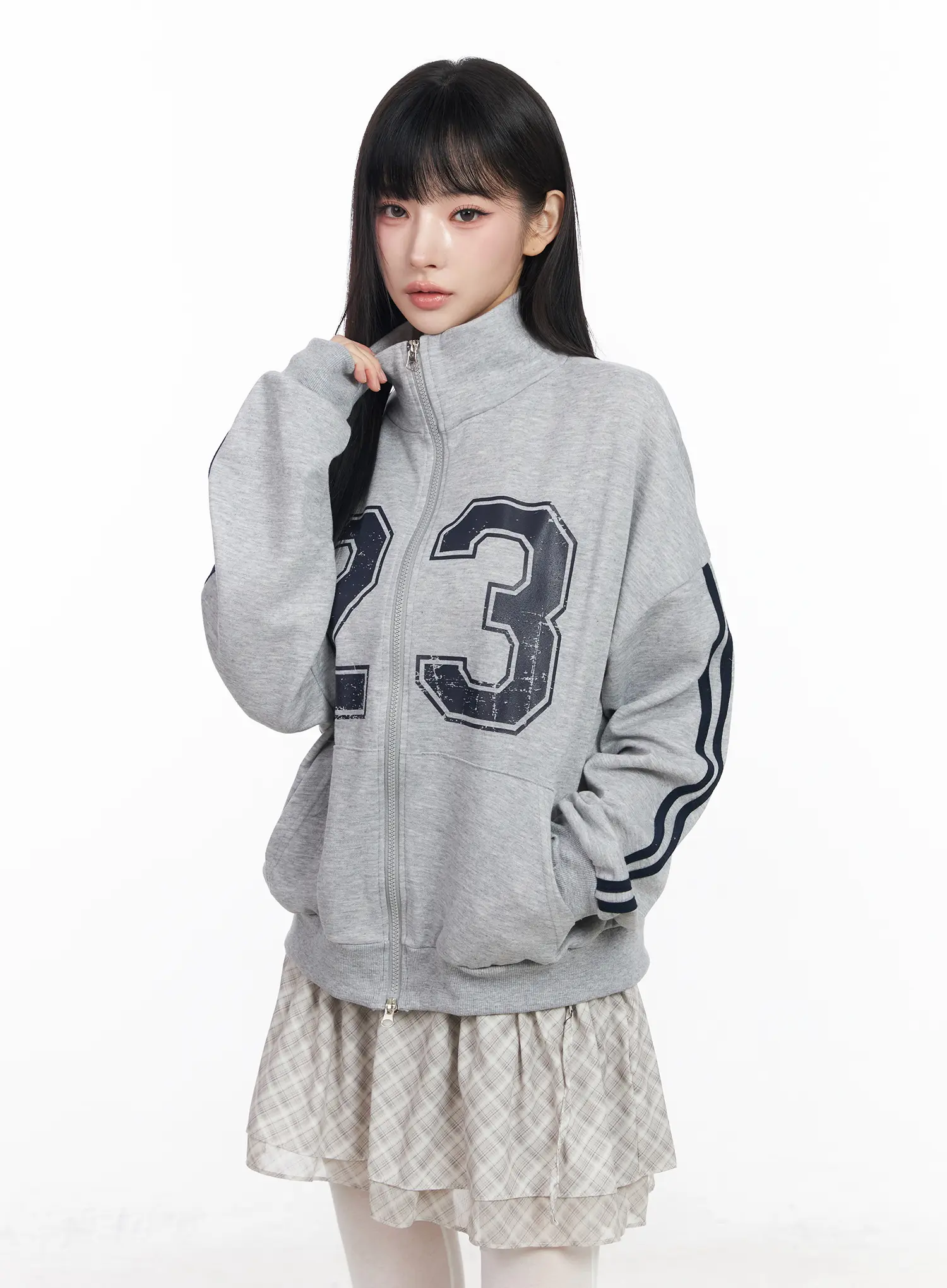Two-Way Zip-Up Jacket CF518 - Image 11